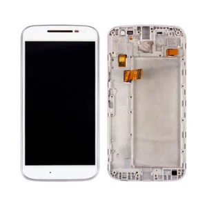 LCD MOTO G4 – 1º LINHA C/ARO – BRANCO