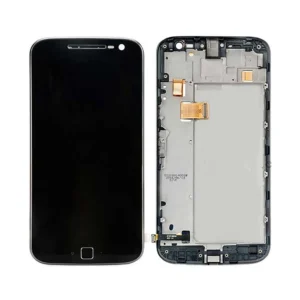 LCD MOTO G4 – 1º LINHA C/ARO – PRETO