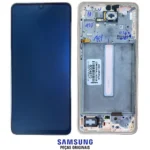 LCD SAMS A34 (5G) – OLED C/ARO – PRETO