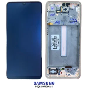 LCD SAMS A33 – ORIG/SVC/SUNLONG C/ARO – AZUL