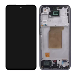 LCD SAMS A35 – PREMIUM /SURING/SVC C/ARO – AZUL ESCURO