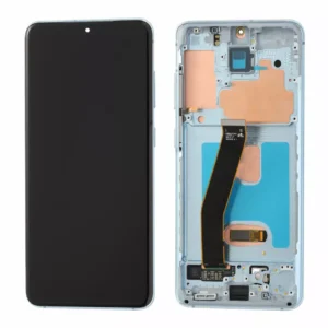 LCD SAMS S20 – ORIG NACIONAL C/ARO – PRATA