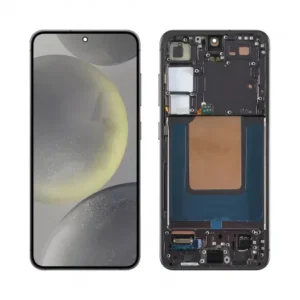 LCD SAMS S24 – ORIG SVC C/ARO – PRETO