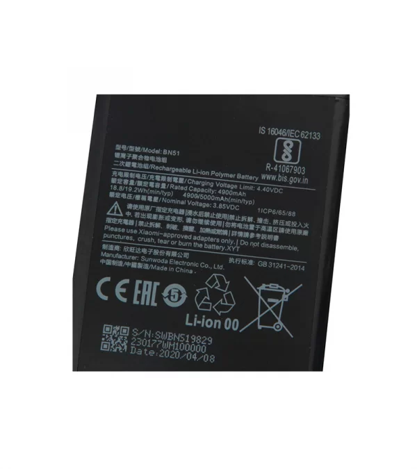 Bateria para Celular Xiaomi Redmi 8/Redmi 8A (BN51)