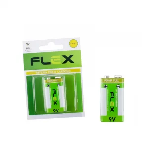 Bateria  Flex 9V de Zinco-Carbono FX-9Z1