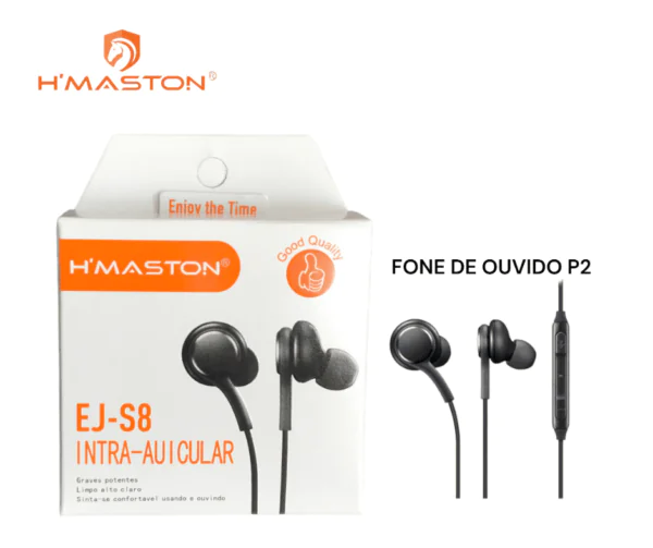 FONE C/FIO HMASTON P2 EJ-S8