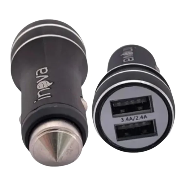 FONTE  VEICULAR 2 SAIDAS USB INOVA GLO1