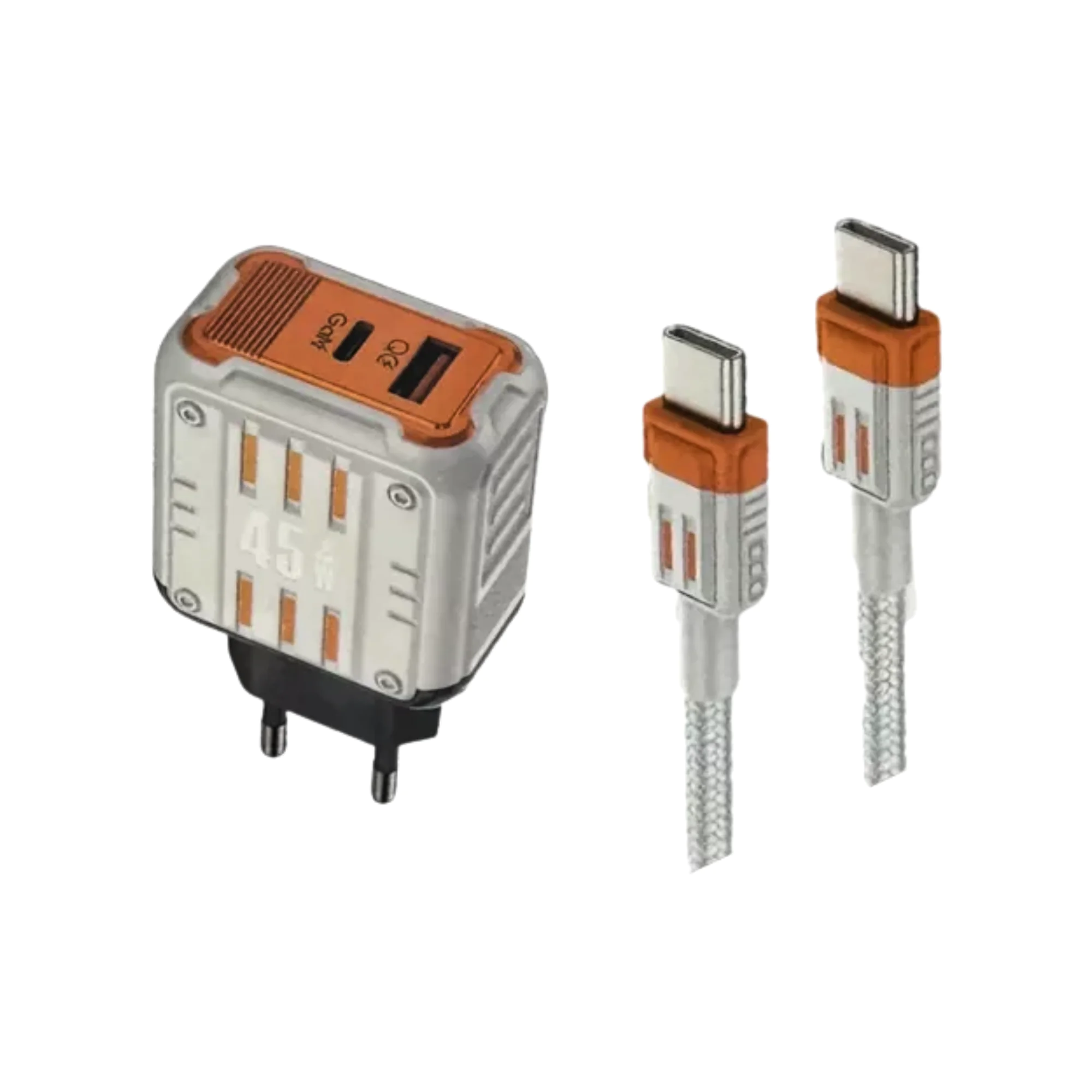 CARREGADOR KAIDI 20W KD-691CC 2 SAIDAS (USB-C E USB) CARREGADOR KAIDI 20W KD-691CC 2 SAIDAS (USB-C E USB)