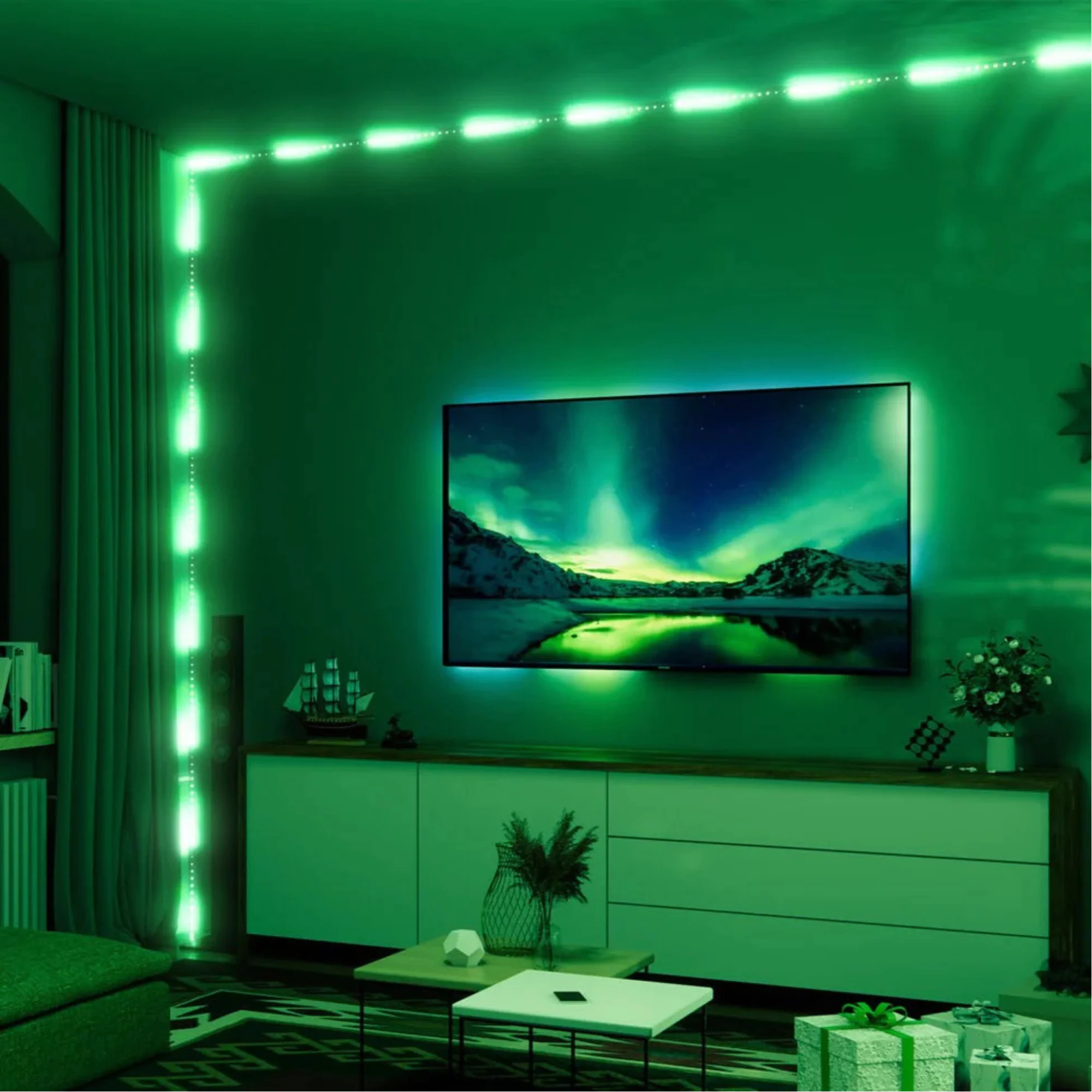 FITA LED COM FONTE E CONTROLE 5M FITA LED COM FONTE E CONTROLE 5M