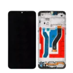 LCD SAMS A10 – ORIG SVC/VEZR C/ARO – PRETO