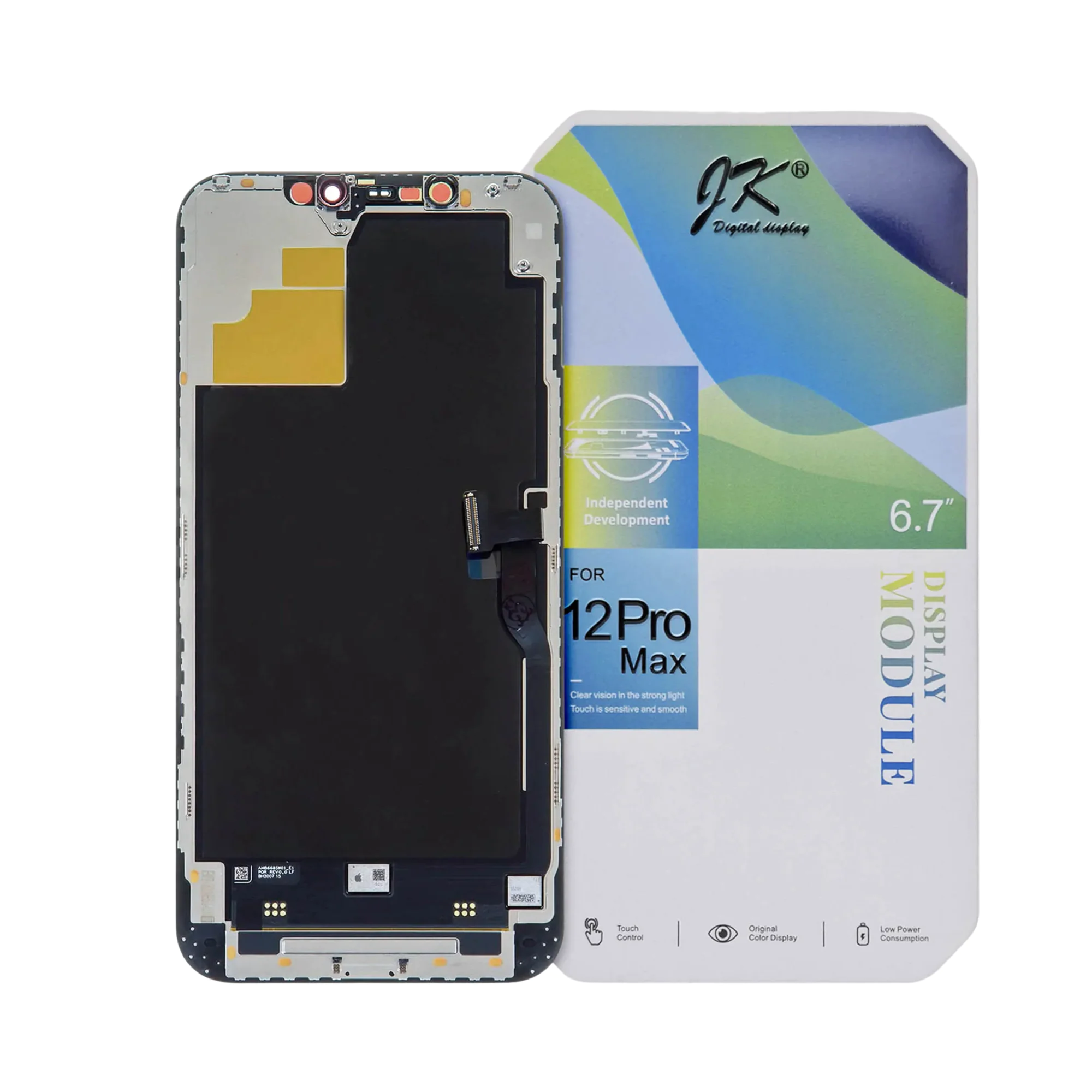 LCD IPH 12 PRO MAX – OLED JK – PRETO