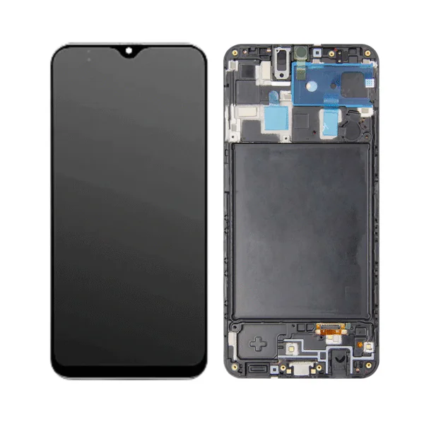 LCD SAMS A20 – OLED C/ARO – PRETO