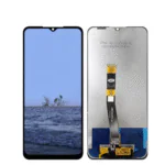 LCD SAMS A22 (5G) – ORIG VEZR C/ARO – PRETO
