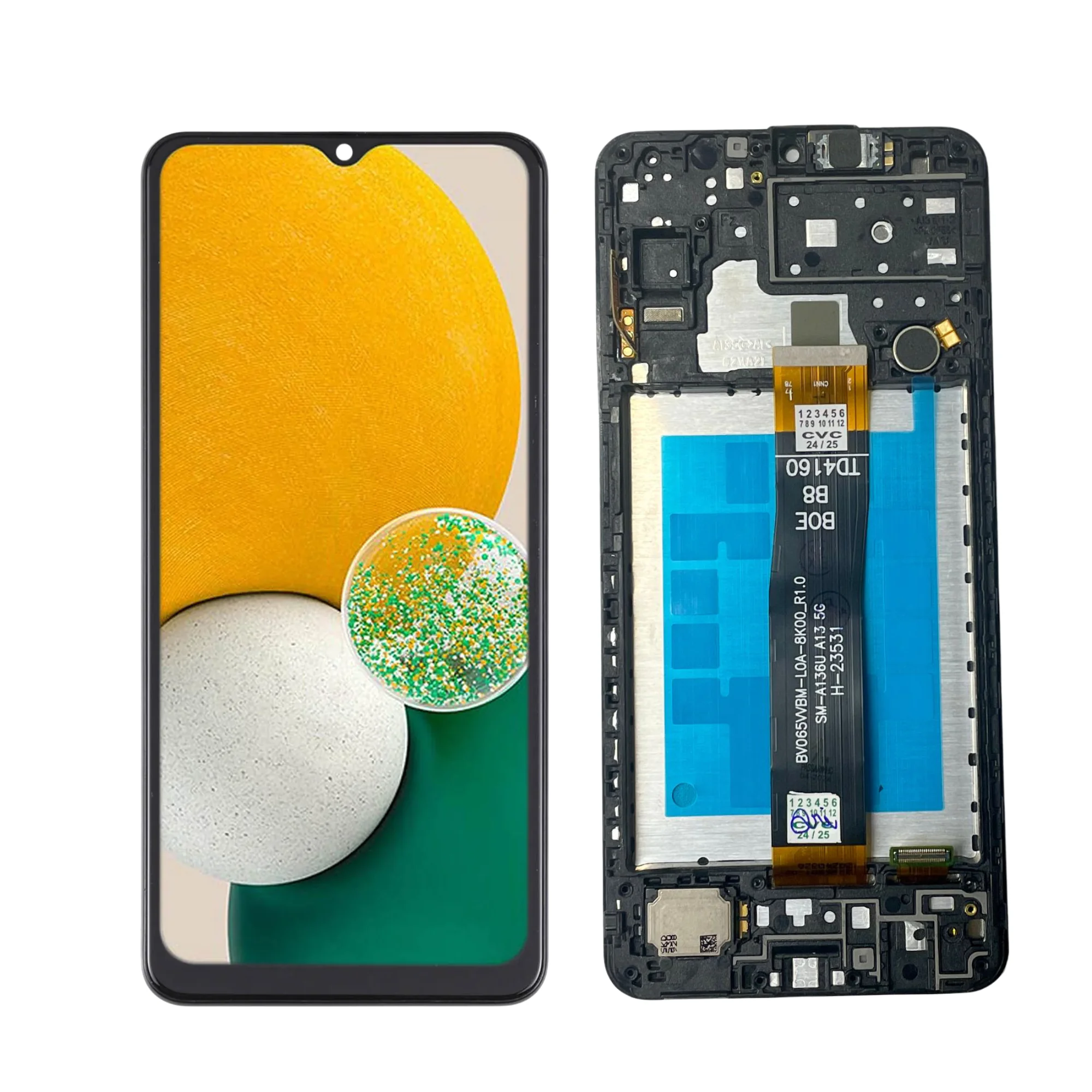 LCD SAMS A13 (5G) /A04S ORIG SVC C/ARO – PRETO LCD SAMS A13 (5G) /A04S ORIG SVC C/ARO – PRETO