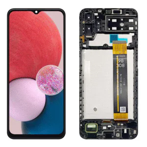LCD SAMS A13 (4G) – OLED C/ARO – (A135F) – PRETO