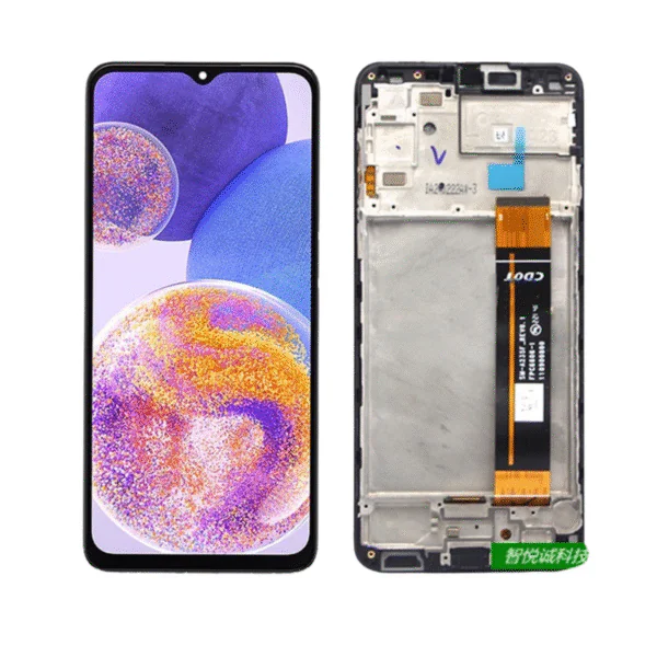 LCD SAMS A23 4G – OLED C/ARO – (M336B) – PRETO