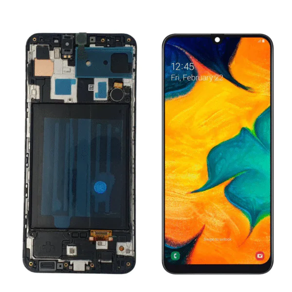 LCD SAMS A30/A50 – ORIG SVC C/ARO – PRETO