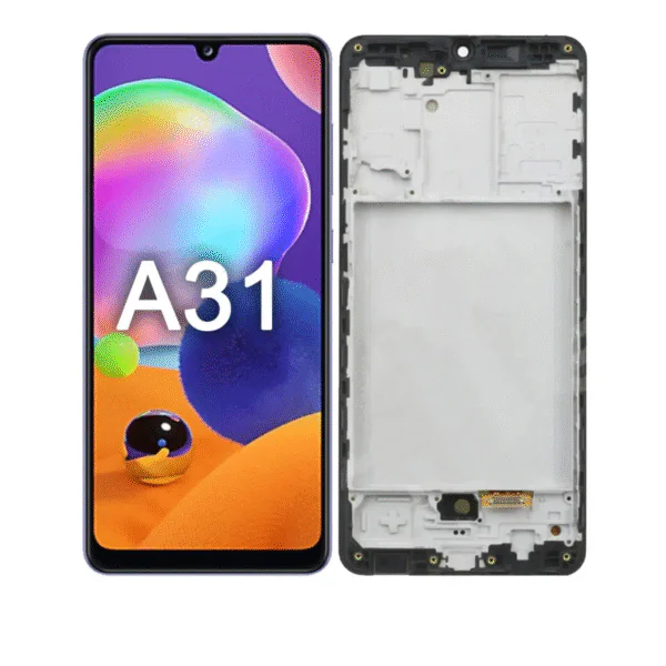 LCD SAMS A31 – INCELL C/ARO – PRETO