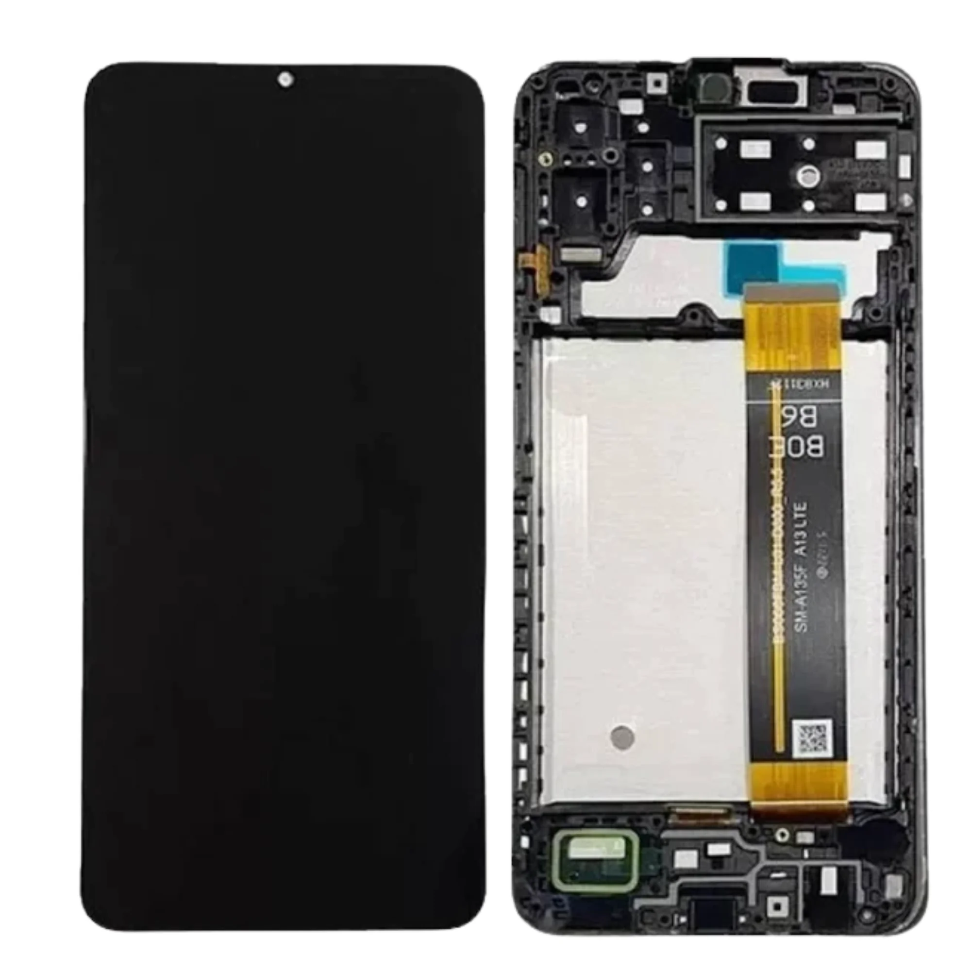 LCD SAMS A13 (4G) – OLED C/ARO – (A135F) – PRETO