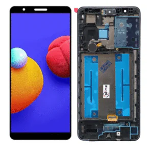 LCD SAMS A01 CORE – ORIG C/ARO – PRETO