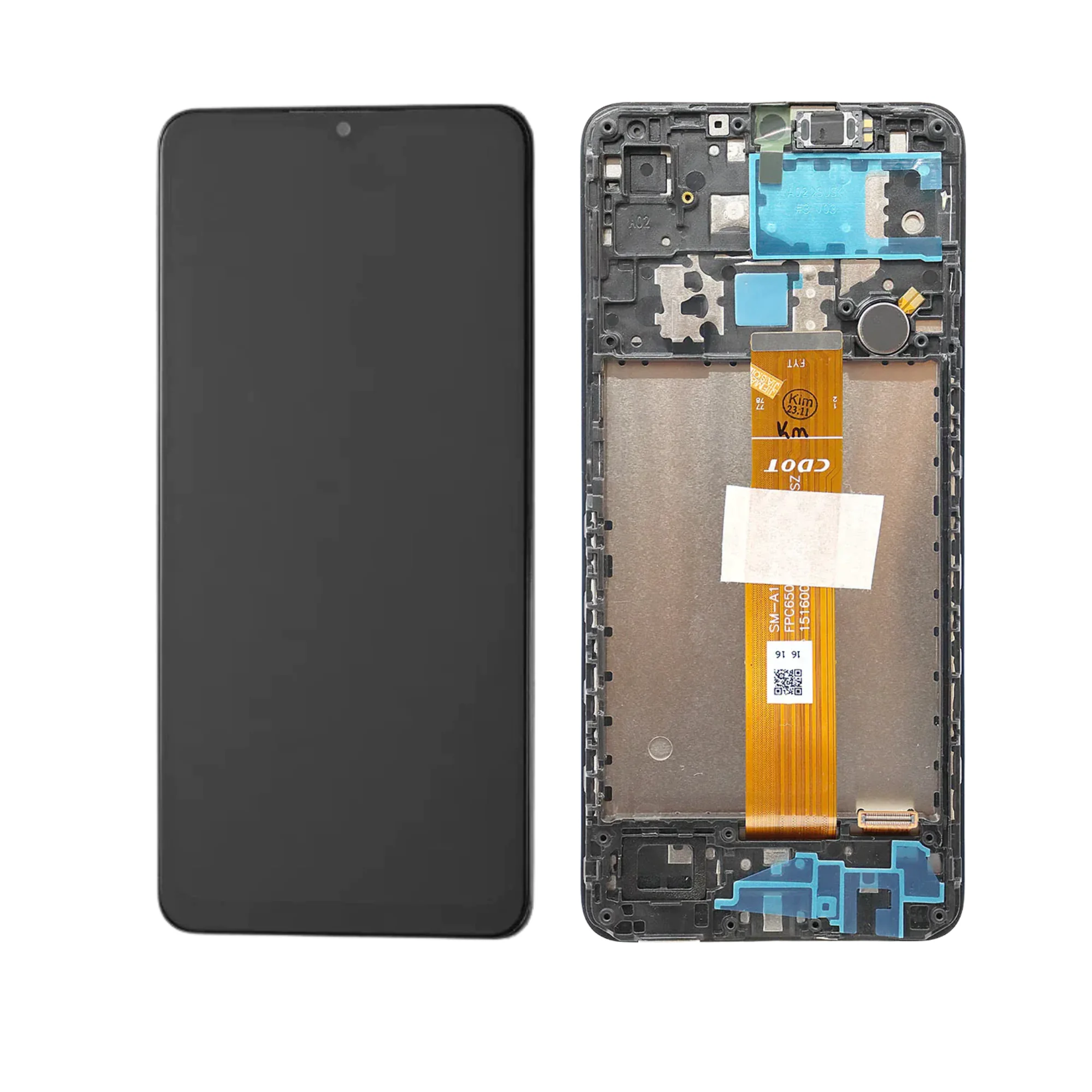 LCD SAMS A02/A12 – ORIG SVC/VEZR C/ARO – (A125F/A022F) (ARO A02)