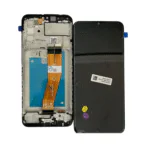 LCD SAMS A02S – ORIG C/ARO – PRETO