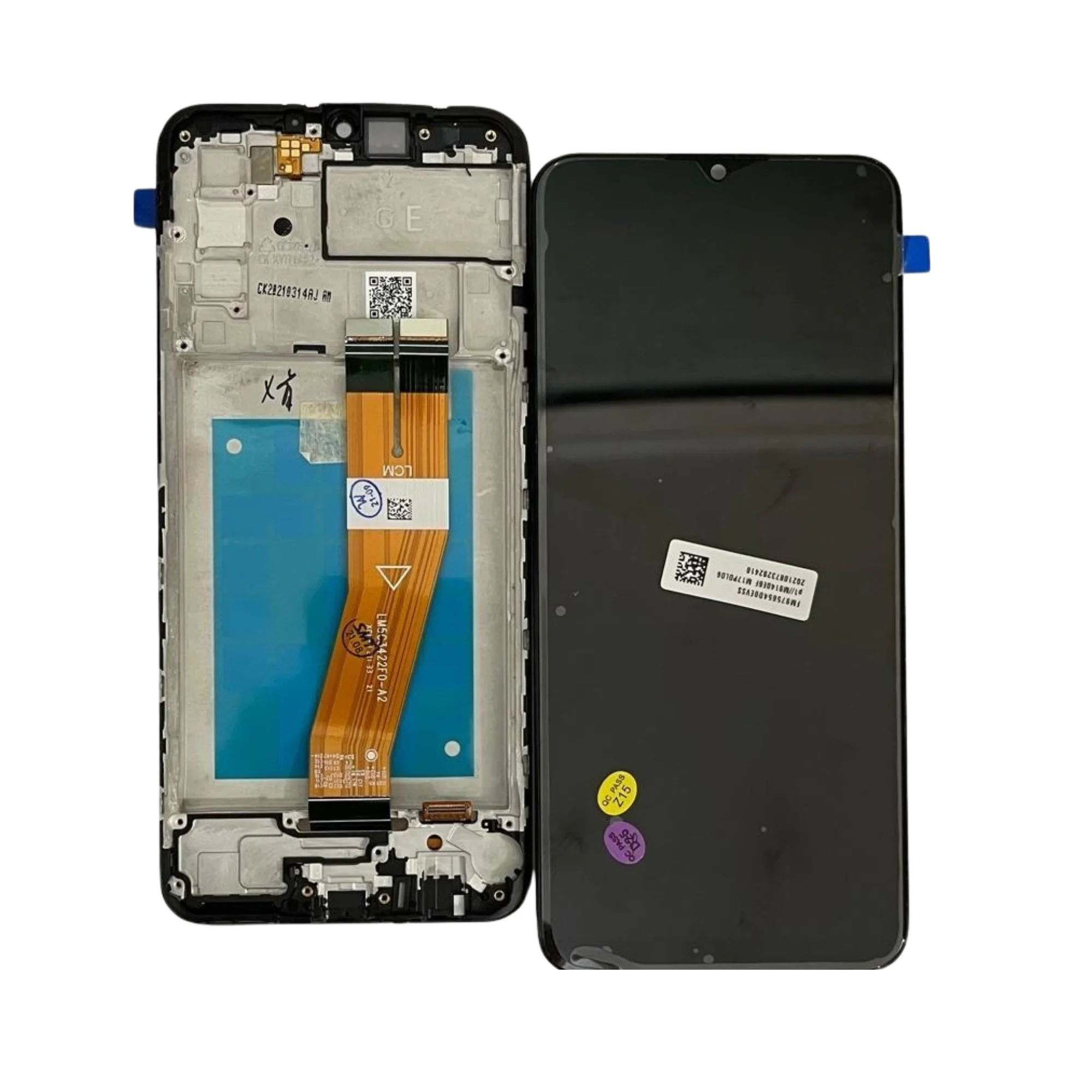 LCD SAMS A02S – OLED C/ARO – PRETO