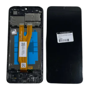LCD SAMS A03 CORE – OLED C/ARO – PRETO