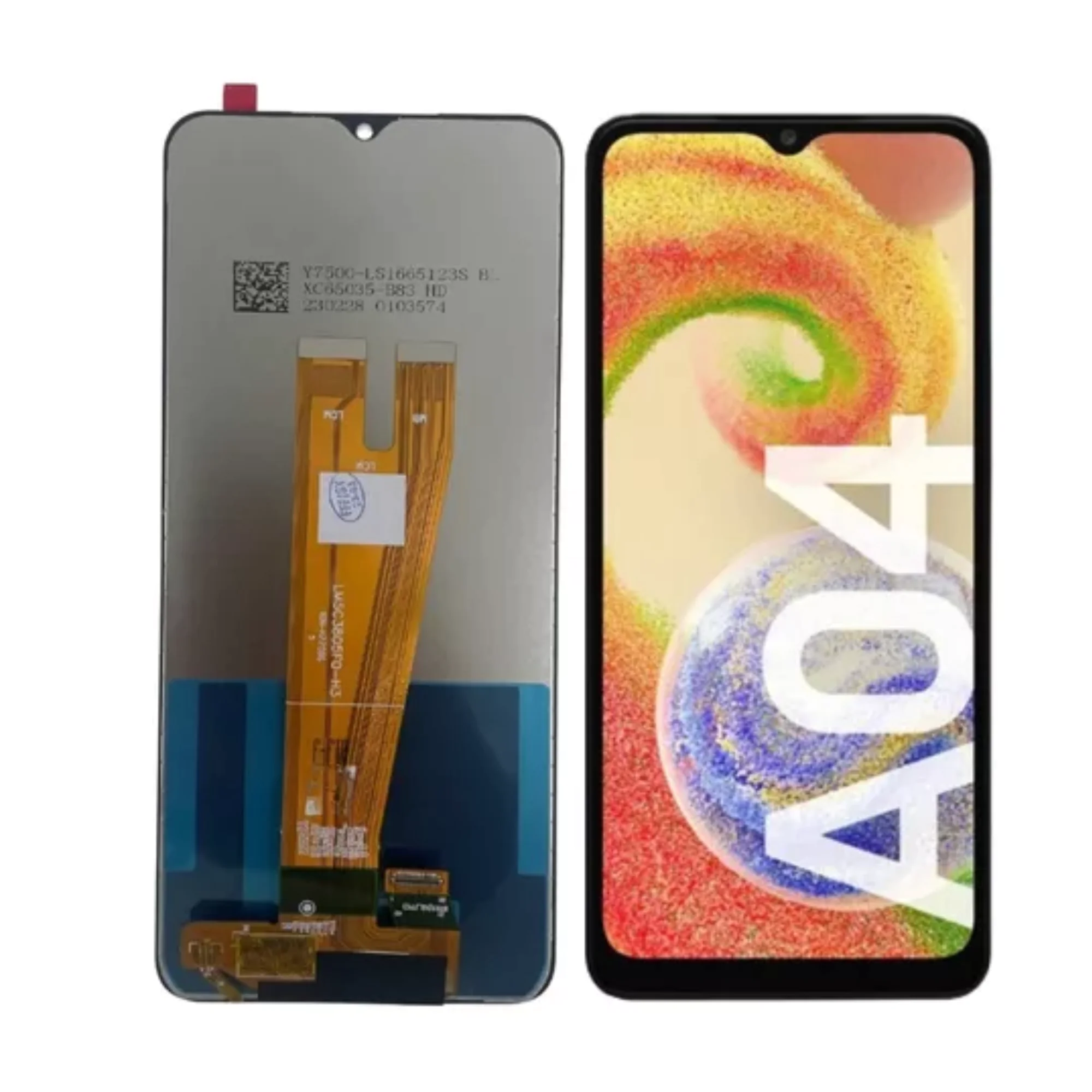 LCD SAMS A04 – ORIG SVC/VEZR S/ARO – PRETO