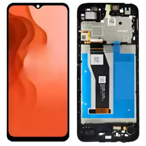 LCD MOTO E13 – ORIGI SVC C/ARO – PRETO