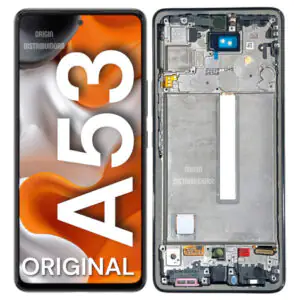 LCD SAMS A53 – ORIG PREMIUM TELA OLED C/ARO – AZUL
