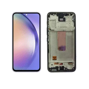 LCD SAMS A54 – ORIG VIVID C/ARO – PRETO