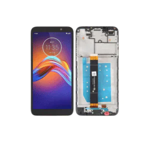 LCD MOTO E6 PLAY – OLED C/ARO – PRETO