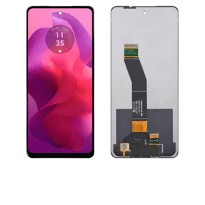 LCD MOTO G04/G24/G04S/G24 POWER/E14 – OLED S/ARO – PRETO