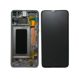 LCD SAMS S10E – ORIG SVC C/ARO – PRETO