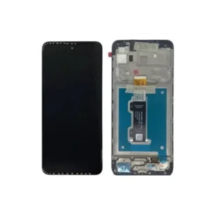 LCD MOTO E30/ E40 – OLED C/ARO – PRETO