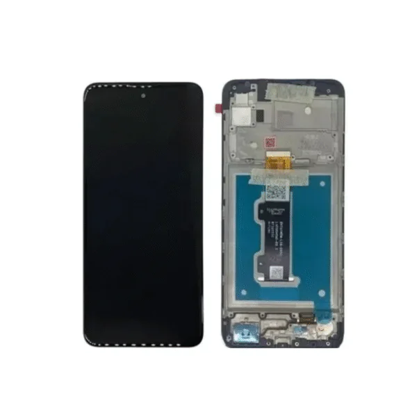 LCD MOTO E30/ E40 – OLED C/ARO – PRETO