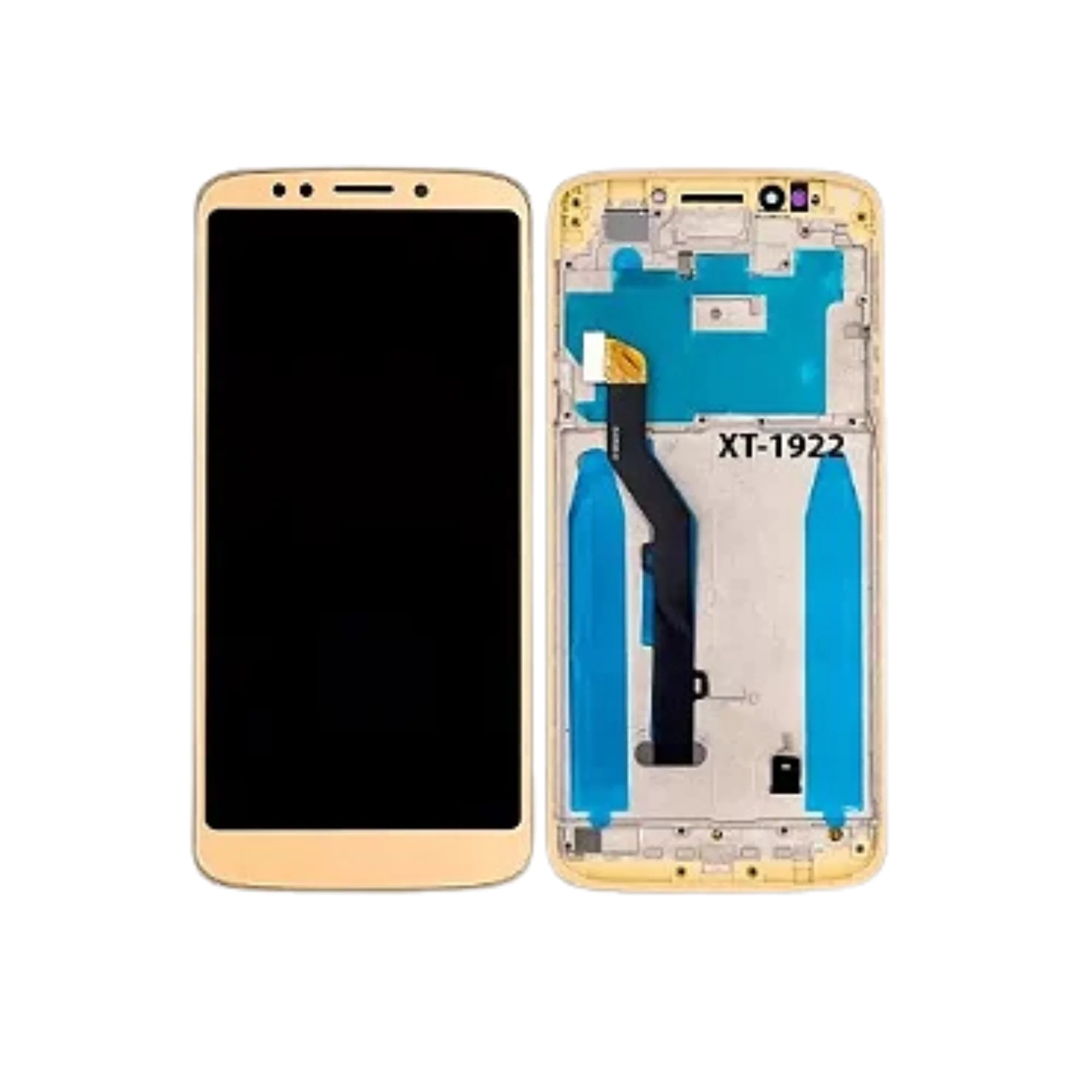 LCD MOTO G6 PLAY/MOTO E5 – ORIG C/ARO – DOURADO