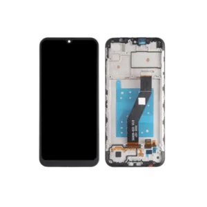 LCD MOTO E6S – ORIG SULONG C/ARO – PRETO