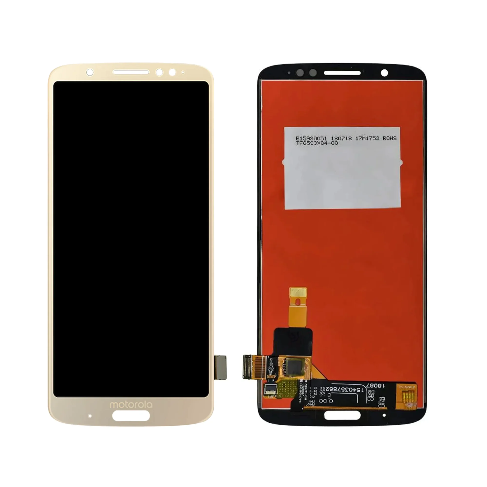 LCD MOTO G6 PLUS – 1º LINHA – DOURADO
