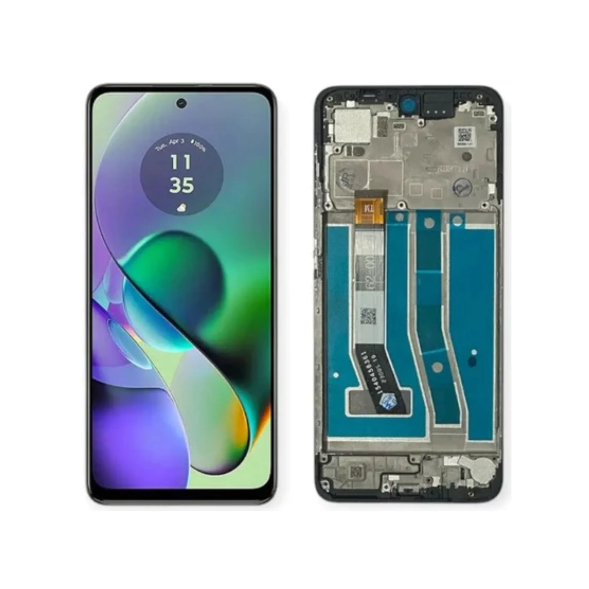 LCD MOTO G64 – ORIG SVC C/ARO – PRETO