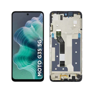 LCD MOTO G35 – ORIGI VEZR C/ARO – PRETO