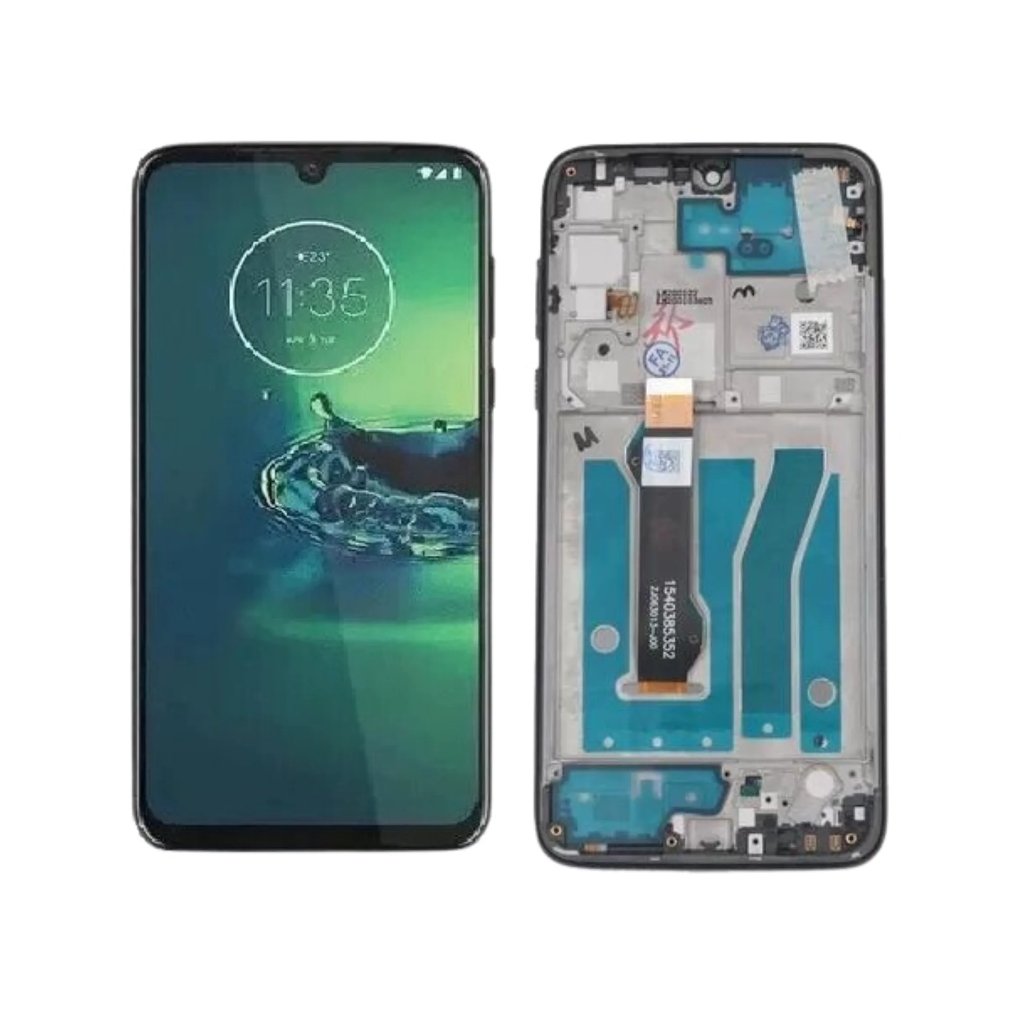 LCD MOTO G8 PLUS – OLED C/ARO – PRETO