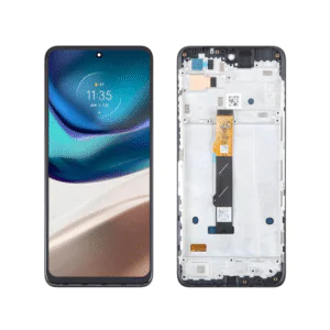 LCD MOTO G42 – ORIG SVC VIVID /VEZR C/ARO – PRETO