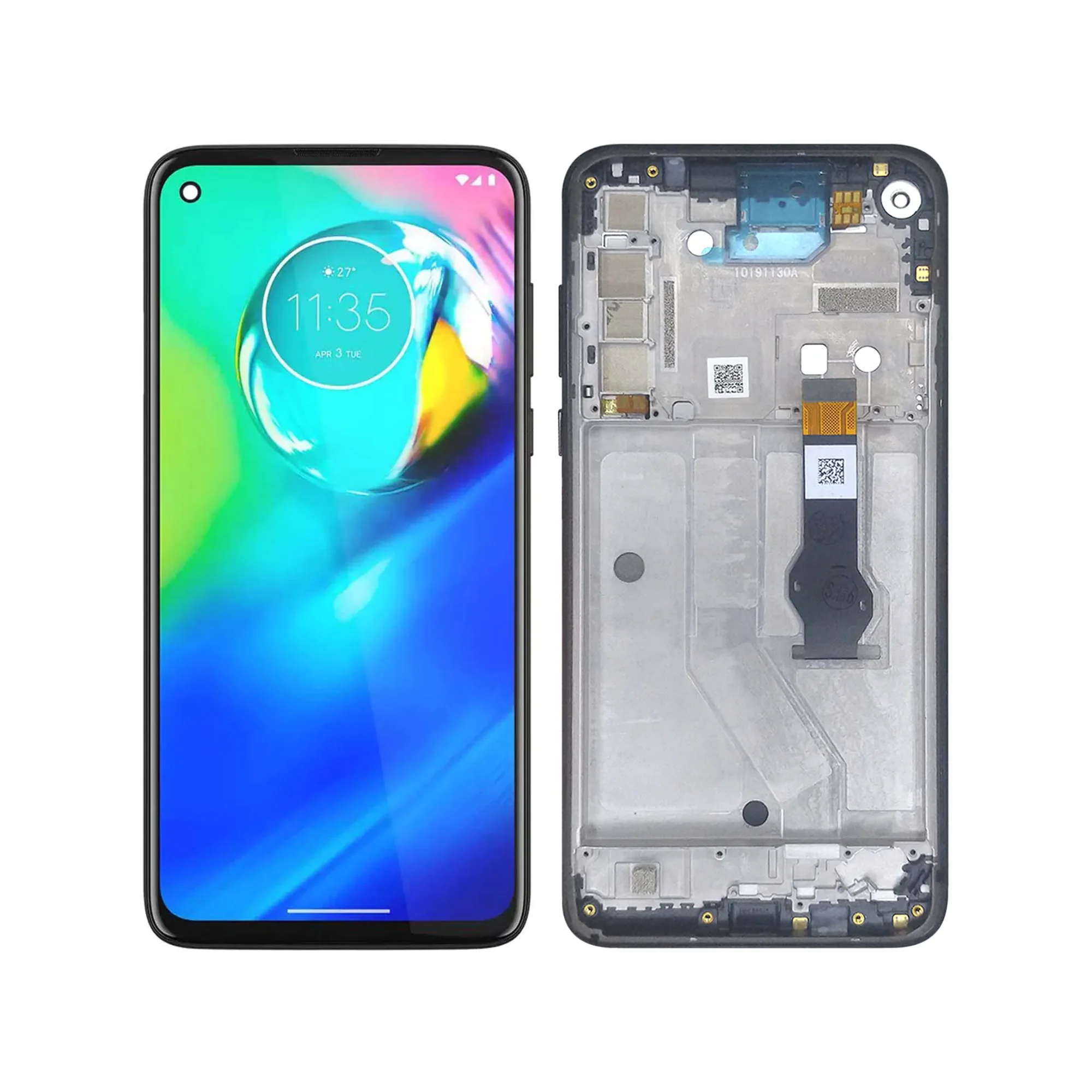 LCD MOTO G8 POWER – ORIG/SUNLONG C/ARO – PRETO