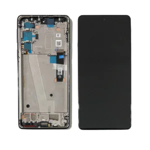 LCD MOTO EDGE 20 – ORIG C/ARO – PRETO