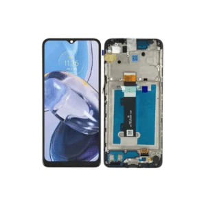 LCD MOTO E22 – ORIG/VIVID C/ARO – PRETO