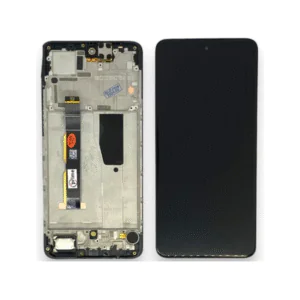 LCD MOTO G84 – ORIG VEZR C/ARO – PRETO