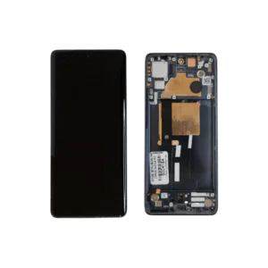 LCD MOTO EDGE 30 FUSION – ORIG/VEZR C/ARO – PRETO