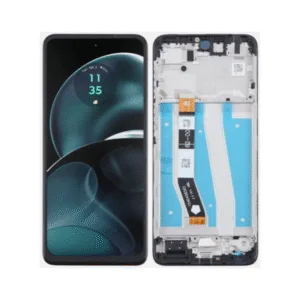 LCD MOTO G14 – ORIGI VIVID C/ARO – PRETO